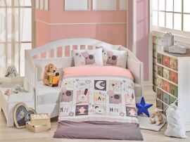 Акція на Постельное белье в кроватку Hobby Sweet Home розовое Детский комплект від Podushka