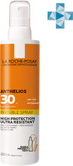 Акция на Солнцезащитный ультралегкий спрей La Roche-Posay Anthelios для кожи лица и тела с очень высокой степенью защиты SPF 30 200 мл (3337875696821) от Rozetka UA