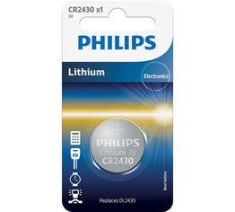 Акция на Батарейка Philips Lithium CR 2430 BLI 1 (CR2430/00B) от MOYO