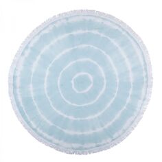 Акція на Полотенце пляжное Pestemal Swirl Roundie Mint Barine 150х150 см від Podushka