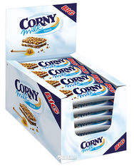 Акция на Упаковка батончиков Corny Big злаковый с молочно-кремовой начинкой 24 шт х 40 г (4011800567101) от Rozetka