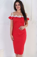 Акція на Платье BlackAngel 348/1 48-50 Красное (2000000395586_ELF) від Rozetka UA