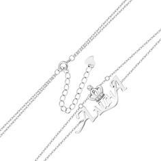 Акція на Многослойный серебряный браслет с подвеской-именем Алина и цирконием 000131961 000131961 16.5 размера від Zlato
