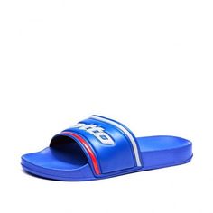 Акция на Шлёпанцы детские Lotto MIDWAY IV SLIDE JR  PACIFIC BLUE/ALL WHITE/FLAME RED 213395/5T3 от Lotto-sport