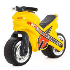 Акция на Толокар Polesie Желтый мотоцикл MX (80578) от Будинок іграшок