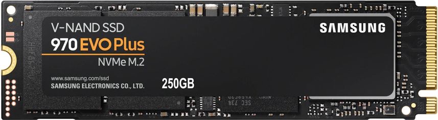 Акція на Samsung 970 Evo Plus 250GB M.2 PCIe 3.0 x4 V-NAND MLC (MZ-V7S250BW) від Rozetka UA