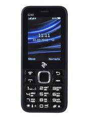 Акція на Мобильный телефон 2E E240 DS Black від MOYO