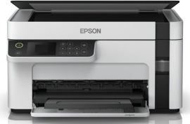 Акция на МФУ струйное Epson M2120 Фабрика печати с WI-FI (C11CJ18404) от MOYO