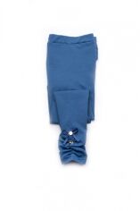 Акция на Детские лосины леггинсы для девочек 03-00519 Модный карапуз светло-синий 116 от Podushka