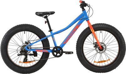 Акція на Велосипед 24" Formula PALADIN DD 12" Синий с красным и оранжевым 2020 (OPS-FR-24-190) від Rozetka UA