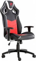 Акція на Кресло для геймеров GT RACER X-2560 Black/White/Red від Rozetka UA
