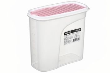 Акция на Контейнер для сыпучих Ardesto Fresh розовый 1,8 л (AR1218PP) от MOYO