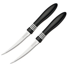 Акція на Набор ножей для томатов Tramontina Cor&amp;Cor black 127 мм 23462/205 від Podushka