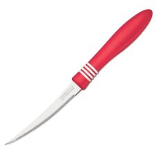 Акція на Набор ножей для томатов Tramontina Cor &amp; Cor 127 мм 2 шт. красная ручка 23462/275 від Podushka