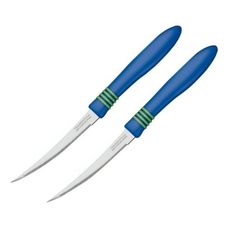 Акція на Набор ножей для томата Cor &amp; Co Tramontina 23462/214 синий від Podushka