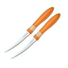 Акція на Набор ножей для томата Cor &amp; Co Tramontina 23462/245 оранжевый  размер 76 мм від Podushka
