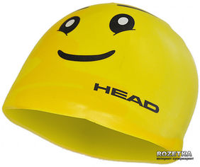 Акція на Шапочка для плавания HEAD Swimming Silicone Sketch Skul Yellow (455180.YW.FACE) від Rozetka UA