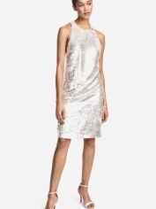 Акція на Платье H&M XAZ061419BEFT 40 Белое с серебристым (DD8000002049849) від Rozetka UA