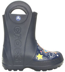 Акция на Резиновые сапоги Crocs Fun Lab Galactic Rain Boot 205955-410-C8 24-25 14.9 см Темно-синие (191448399457) от Rozetka UA