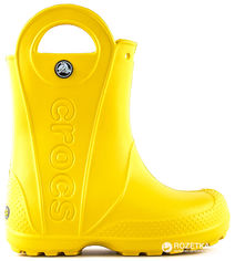 Акція на Резиновые сапоги Crocs Kids Jibbitz Handle It Rain Boot 12803-730-C13 30-31 19.1 см Желтые (883503861282) від Rozetka UA