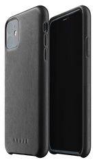 Акция на Чехол кожаный MUJJO Full Leather (Black) MUJJO-CL-005-BK для iPhone 11 от Citrus