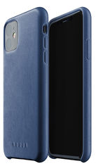 Акция на Чехол кожаный MUJJO Full Leather (Monaco Blue) MUJJO-CL-005-BL для iPhone 11 от Citrus