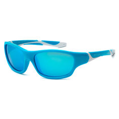 Акция на Сонцезахисні окуляри Koolsun Sport бірюзово-білі до 8 років (KS-SPBLSH003) от Будинок іграшок
