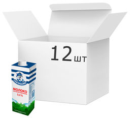 Акция на Упаковка молока ультрапастеризованного Простоквашино 3.2% 950 мл х 12 шт (4820226162001) от Rozetka UA