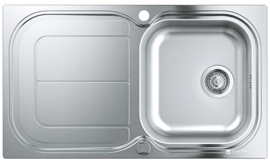 Акция на Кухонная мойка GROHE Sink K300 860x500 31563SD0 сатин от Rozetka UA