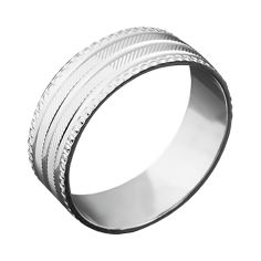 Акція на Серебряное обручальное кольцо Истис 000043139 000043139 16.5 размера від Zlato
