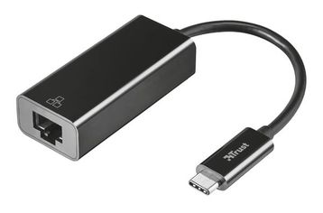 Акція на Адаптер Trust USB-C to Ethernet Black від MOYO