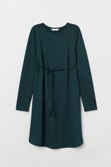 Акция на Платье H&M XAZ169921VAAQ M Темно-зеленое (DD2000003587759) от Rozetka UA