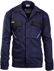 Акция на Куртка рабочая Polstar Brixton Natur 100% хлопок, размер 48 Темно-синяя (052002148) от Rozetka UA