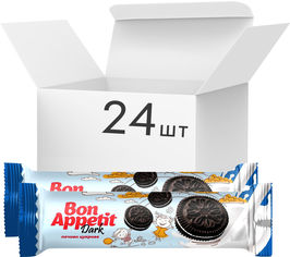 Акція на Упаковка печенья сахарного Bon Appetit Dark 80 г х 24 шт (4823017505773) від Rozetka UA