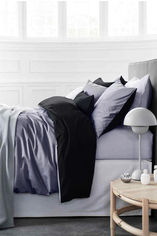 Акция на Комплект постельного белья MirSon Сатин Premium Greyness 0251+0055 160х220 (2200001479258) от Rozetka UA