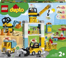 Акція на Конструктор LEGO DUPLO Town Подъемный кран и строительство 123 детали (10933) від Rozetka UA