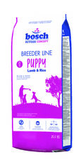 Акція на Сухой корм для щенков средних и крупных пород собак Bosch Breeder Line Puppy Lamb & Rice 20 кг (4015598014267) від Rozetka UA