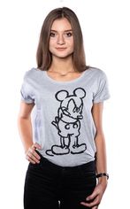 Акция на Футболка женская Good Loot Disney Angry Mickey (Микки) L (5908305224914) от Rozetka UA