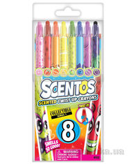Акция на Набор ароматных восковых карандашей для рисования - РАДУГА 8 цветов Scentos 41102 от Podushka