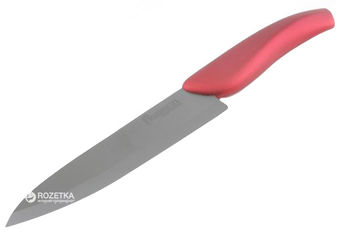Акция на Кухонный нож Fissman Torro универсальный 150 мм Red (KN-2240.CH) от Rozetka UA