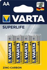 Акція на Батарейка VARTA SUPERLIFE Zink-Carbon AA BLI 4 BLI 4 (02006101414) від MOYO