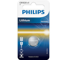 Акция на Батарейка Philips Lithium CR 1620 BLI 1 (CR1620/00B) от MOYO