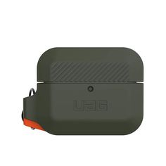 Акция на Чехол UAG для Airpods Pro Silicone Olive Drab/Orange (10225K117297) от MOYO