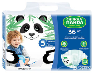 Акція на Подгузники Снежная панда ПАНДОгузники Junior 11-25 кг 36 шт (4820183970251) від Rozetka UA