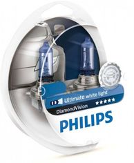 Акція на Лампа галогеновая Philips H1 Diamond Vision (12258DVS2) від MOYO