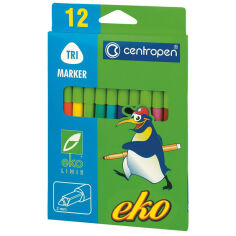 Акція на Фломастеры Centropen Еко, набор 12 шт 2560/12 від Podushka