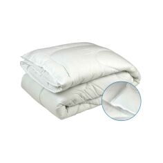 Акция на Зимнее антиаллергенное одеяло Руно микрофибра белое 140х205 см от Podushka