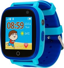 Акція на Смарт-часы Atrix Smart Watch iQ1100 Aquatic Cam Flash Blue від Rozetka UA