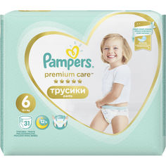 Акция на Подгузники-трусики Pampers Premium Care Pants Extra Large 15+ кг 31 шт 8001090759917 от Podushka