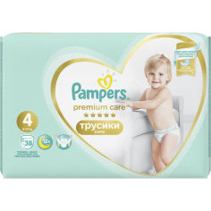 Акция на Подгузники-трусики Pampers Premium Care Pants Maxi 9-15 кг 38 шт 8001090759832 от Podushka